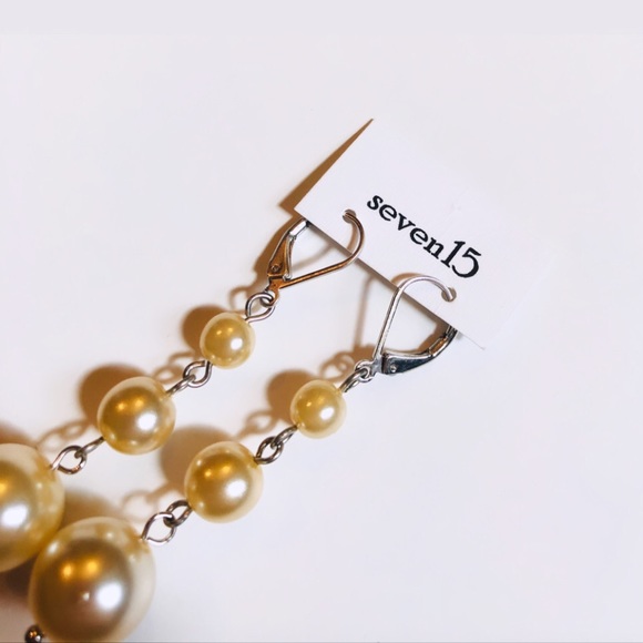 Pearl Drop Earrings - Picture 2 of 4